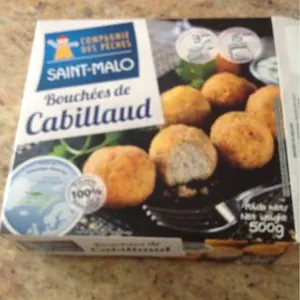 Bouchees de cabillaud