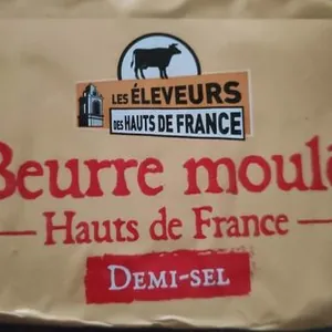 Beurre moulé demi-sel