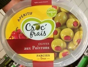 Olives aux Poivrons farcies doux