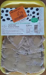 Carrés cèpes au blé dur français