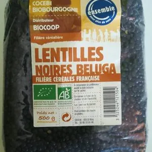 Lentilles noires béluga