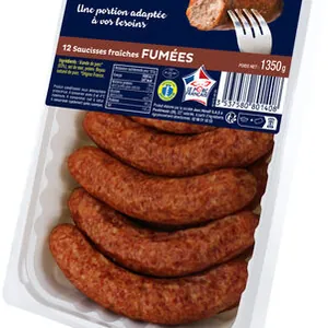 Saucisses fraîches fumées RHD