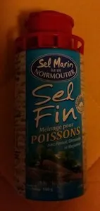 Sel fin mélange poisson