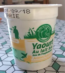 Yaourt au Lait Bio Citron
