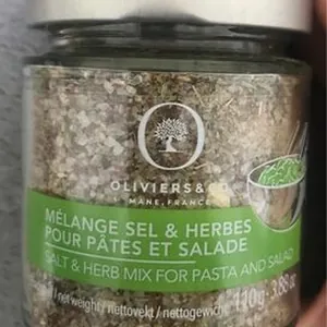 Melange sel & herbes pour pâtes et salade