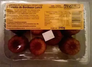 8 Canelés de Bordeaux Lunch