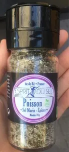 sel marin et epices poisson