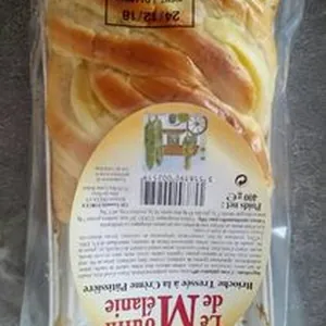 Brioche tressée à la crème pâtissière