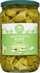 Haricots verts plats Coupés