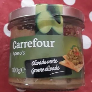 Préparation condimentaires à base d'olives vertes