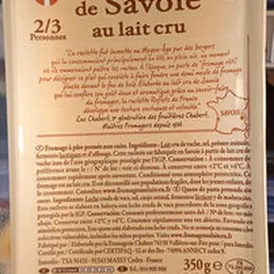 Raclette de Savoie au lait cru