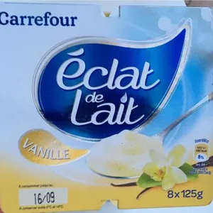 Éclat de lait vanille