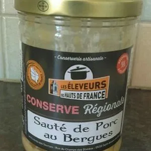 Sauté de porc au Bergues