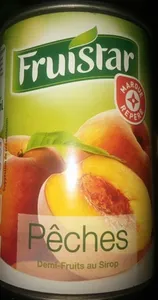 Pêches demi-fruits au sirop