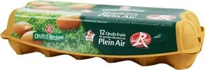 Oeufs plein air label rouge x 12