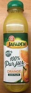Pur jus d'orange Jafaden Sans pulpe