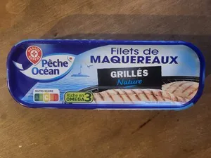 Filets de maquereaux grillés natures