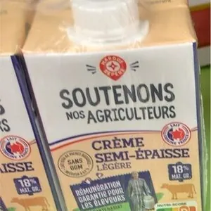 Crème semi-épaisse