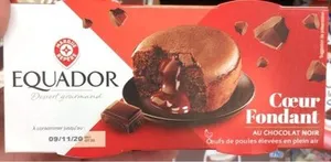 Coeur fondant chocolat 2x90g