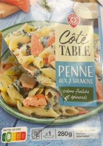 Penne aux deux saumons