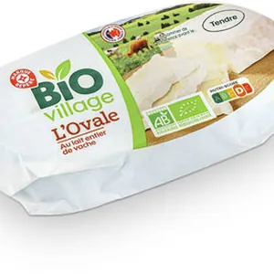 L'ovale au lait entier de vache