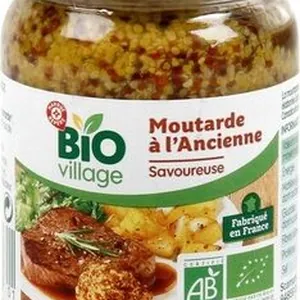 Moutarde bio à l'ancienne
