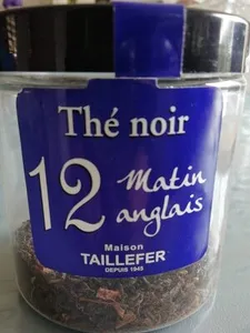 Thé noir matin anglais de maison TAILLEFER