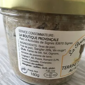 Terrine de Sanglier au Romarin