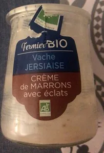Vache Jersiaise Creme de marrons avec eclats