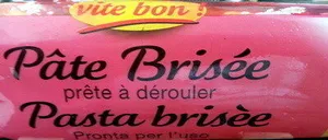 Pâte brisée prête à dérouler