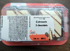 Entremets 3 chocolats