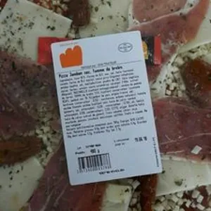 Pizza  jambon sec tomme de brebis