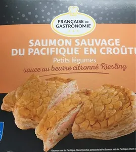 Saumon sauvage du pacifique en croute