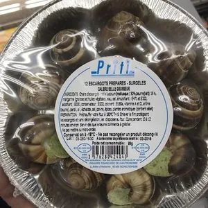 12 escargots préparés surgelés