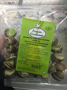 Escargots petits gris préparés surgelés