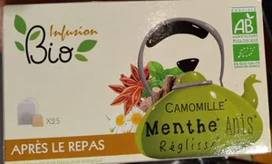 Après le Repas Camomille Menthe Anis Réglisse