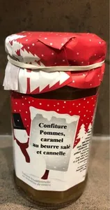 Confiture pommes, caramel au beurre salé et cannelle