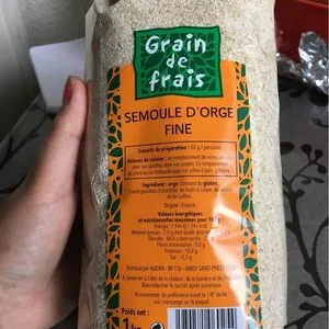 Semoule d orge fine