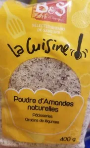 Amande Poudre Naturelle B &S Sachet