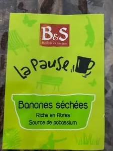 Banane entière séchée