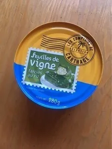 FEUILLES DE VIGNE FARCIES AU RIZ