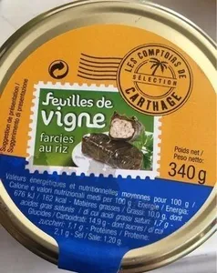 Feuilles De Vigne Farcies