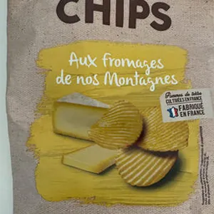 Chips aux fromages de nos montagne