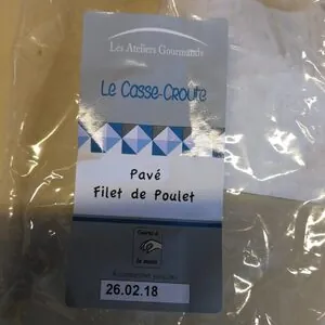 Pavé filet de poulet