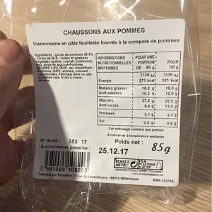 Chaussons aux Pommes