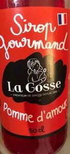 Sirop gourmand pomme d'amour