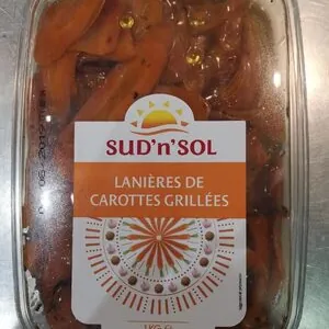 Lanières de carottes grillées