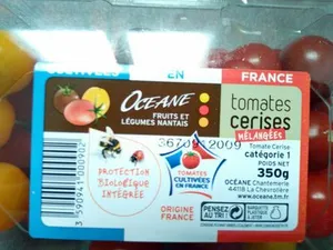 Tomates cerises mélangées