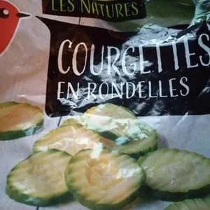 Courgettes en rondelles