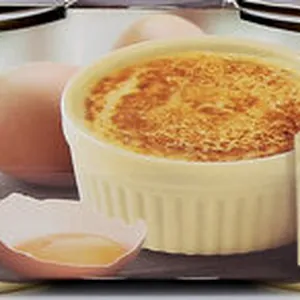 Crème aux œufs saveur vanille aux oeufs frais